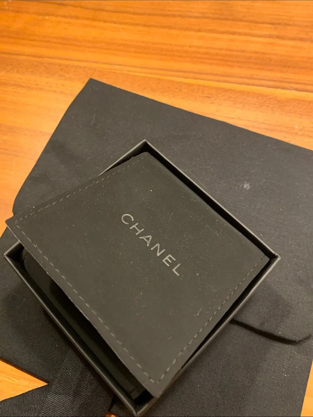 Authentic brand new Velour new thicker  Chanel pouch , must have for collectors